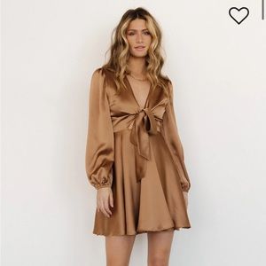 Baltic Born Woodbury Satin Mini Dress